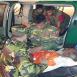 অসুস্থ আবু সাঈদের বাবা, হেলিকপ্টারে আনা হলো ঢাকায়