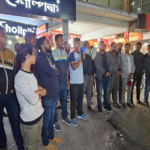 ঢাকায় ছাত্রদের উপর পাহাড়ি সন্ত্রাসীদের  হামলার প্রতিবাদে রাঙামাটিতে বিক্ষোভ