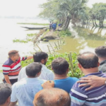 মনিরামপুরে বেড়ি বাঁধ ভেঙ্গে ১২শ বিঘা বোরো আবাদ পানির তলে