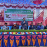 রাণীশংকৈলে ট্রান্সপ্লান্টার যন্ত্রের মাধ্যমে চারা রোপণের উদ্বোধন । 