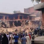 সকালেও ভাঙা চলছে ধানমণ্ডির ৩২ নম্বরের বাড়ি