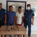 আখাউড়া থানা পুলিশের বিশেষ অভিযানে ডাকাত ও মাদক কারবারি আটক। 