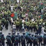 নার্সিং শিক্ষার্থীদের শাহবাগ অবরোধ