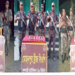 ফুলবাড়ী সীমান্তে বিজিবি চোরাচালন অভিযান চালিয়ে মাদক আটক॥