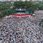 ছবিতে জামায়াতে ইসলামীর সমাবেশ