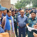 গোপালগঞ্জে সংঘর্ষে ক্ষতিগ্রস্ত স্থাপনা পরিদর্শন দুই উপদেষ্টার