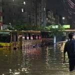 টানা বৃষ্টিতে দুর্ভোগ চরমে, রাতে ঝড়ের আভাস