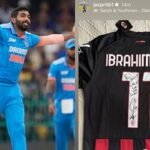 বুমরাহকে জার্সি উপহার দিলেন ইব্রাহিমোভিচ