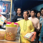 আশুলিয়ায় ৩১ দফা লিফলেট বিতরণ 