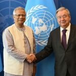নির্বাচন আয়োজনে জাতিসংঘ মহাসচিবের সহযোগিতা চাইলেন প্রধান উপদেষ্টা
