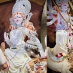 বিজয়া দশমীতে মণ্ডপে পূজা চেরি