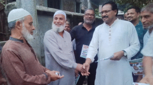 ডোমারে পৌর বিএনপি’র গণ সংযোগ ও লিফলেট বিতরণ