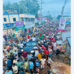 তারেক রহমানের ৩১ দফার লিফলেট বিতরণে হাতিয়ায় জনতার ঢল