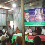 বিনামুল্যে চক্ষু চিকিৎসা শেষে চশমা দিলেন ব্যারিস্টার কায়সার কামাল