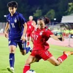 প্রথমার্ধে পিছিয়ে বাংলাদেশ, শামসুন্নাহারের দর্শনীয় গোল