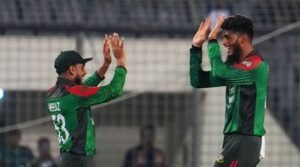 রিশাদের জোড়া আঘাত, হারের খুব কাছে উইন্ডিজ