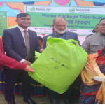 উলিপুরে ৭শ ৪৭ পরিবারের মাঝে শীতবস্ত্র বিতরন