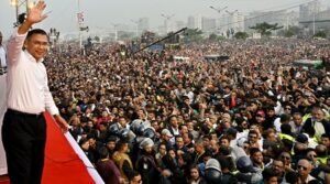 জুলাই-৩৬ এক্সপ্রেসওয়েতে গণসংবর্ধনায় তারেক রহমান, দেখুন ছবিতে