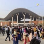 বাণিজ্য মেলার সপ্তম দিনে মানুষের উপচে পড়া ভিড়