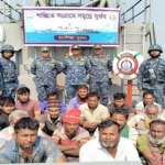 নৌবাহিনীর সময়োচিত তৎপরতায় সমুদ্রে ২০ জেলেসহ ভাসমান বোট উদ্ধার