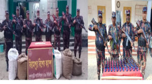 বিজিবি সীমান্তে অভিযান চালিয়ে ৮৮লক্ষ টাকার মাদক আটক॥
