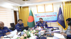 নেত্রকোণায় জেলা পুলিশের মাসিক অপরাধ পর্যালোচনা সভা অনুষ্ঠিত