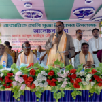 শিববাড়ী রক্ষাকালীবাড়ী মন্দিরে বাৎসরিক কালিপূজা উপলক্ষে সভা