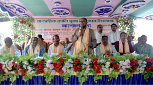 শিববাড়ী রক্ষাকালীবাড়ী মন্দিরে বাৎসরিক কালিপূজা উপলক্ষে সভা