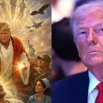 এবার যিশু খ্রিস্টের বেশে নিজের ছবি শেয়ার করলেন ট্রাম্প!