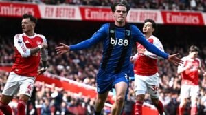 বোর্নমাউথের কাছে হেরে শিরোপা স্বপ্নে বড় ধাক্কা খেলো আর্সেনাল