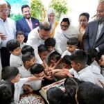 শিশুদের সঙ্গে প্রাণবন্ত সময় কাটালেন প্রধানমন্ত্রী