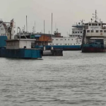 পাটুরিয়া-দৌলতদিয়া নৌরুটে ফেরি চলাচল বন্ধ