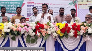 নওগাঁ সরকারি কলেজের এইচএসসি শিক্ষার্থীদের নবীনবরণ ও বিদায় সংবর্ধনা
