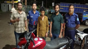 নোয়াখালীতে দুই চোরাই মোটরসাইকেলসহ আন্তঃজেলা চোর চক্রের ২ সদস্য গ্রেপ্তার