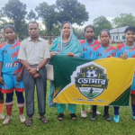 ডোমারে নারী ফুটবল প্রীতি ম্যাচ অনুষ্ঠিত