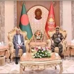 রাষ্ট্রপতির সঙ্গে তিন বাহিনীর প্রধানদের সৌজন্য সাক্ষাৎ