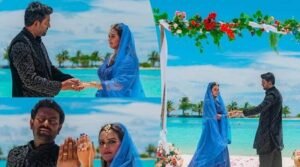 ১২ বছর প্রেমের পর মালদ্বীপে বাগদান সারলেন হিমাদ্রিতা পর্ণা