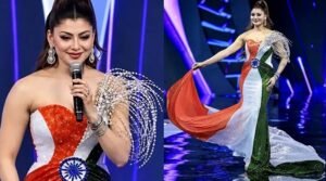 জাতীয় পতাকার আদলে পোশাক বানিয়ে বিতর্কে উর্বশী