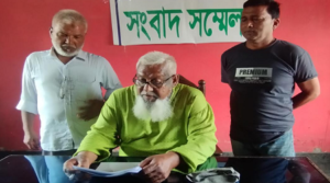 বোচাগঞ্জে শাহ্ মাখদুম গোরস্থানের পাল্টা পাল্টি কমিটি ঘোষনার প্রতিবাদে সাংবাদ সম্মেলন