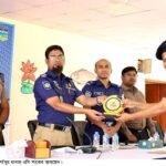 তৃতীয়বারের মতো নেত্রকোনা জেলার শ্রেষ্ঠ ওসি দুর্গাপুর থানার শাকের আহমেদ