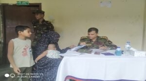 মাটিরাঙ্গা জোনের উদ্যোগে  বিনামূল্যে চিকিৎসা সেবা  প্রদান। 