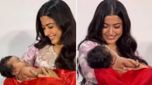 শিশুর মুখে বিজয়ের মতো গোঁফ দেখে যা বললেন রাশমিকা