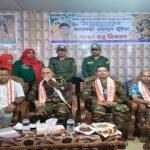 মাটিরাঙ্গায় চার পূজামণ্ডপ পরিদর্শন করলেন জোন কমান্ডার লে. কর্নেল মাসুদ খাঁন।